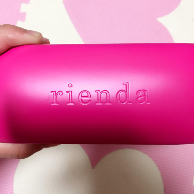 rienda(リエンダ)の未使用♡rienda♡伊達メガネ、ケース付き レディースのファッション小物(サングラス/メガネ)の商品写真