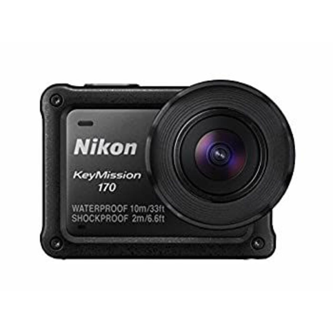 【中古】「非常に良い」Nikon 防水アクションカメラ KeyMission 170 BK ブラック スマホ/家電/カメラのカメラ(その他)の商品写真