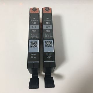 未開封未使用 純正品 Canon BCI-381GY グレーインク 2個セット