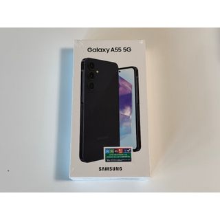 ギャラクシー(Galaxy)の【SIMフリー】Galaxy A55 5G 8/256 ネイビー【新品】(スマートフォン本体)
