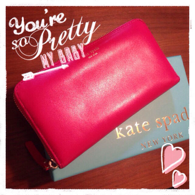 kate spade NEW YORK - ケイトスペード♡レザー長財布(正規品)