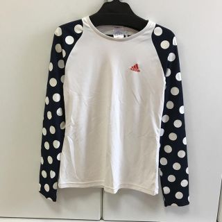 アディダス(adidas)のアディダス ロンティー☆ジャージ素材☆(Tシャツ(長袖/七分))