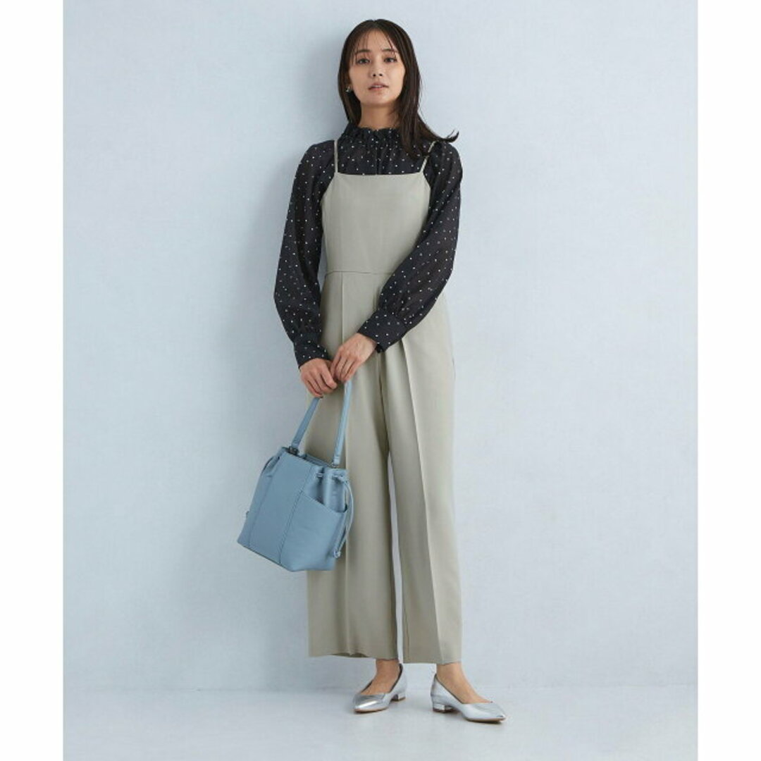 UNITED ARROWS green label relaxing(ユナイテッドアローズグリーンレーベルリラクシング)の【NATURAL】キャミソール オールインワン -ウォッシャブル・ストレッチ- レディースのパンツ(サロペット/オーバーオール)の商品写真