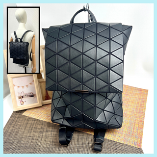 バオバオイッセイミヤケ(BaoBaoIsseyMiyake)の✨ほぼ未使用✨BAOBAOバオバオ　イッセイミヤケ バックパック　リュック　黒(リュック/バックパック)