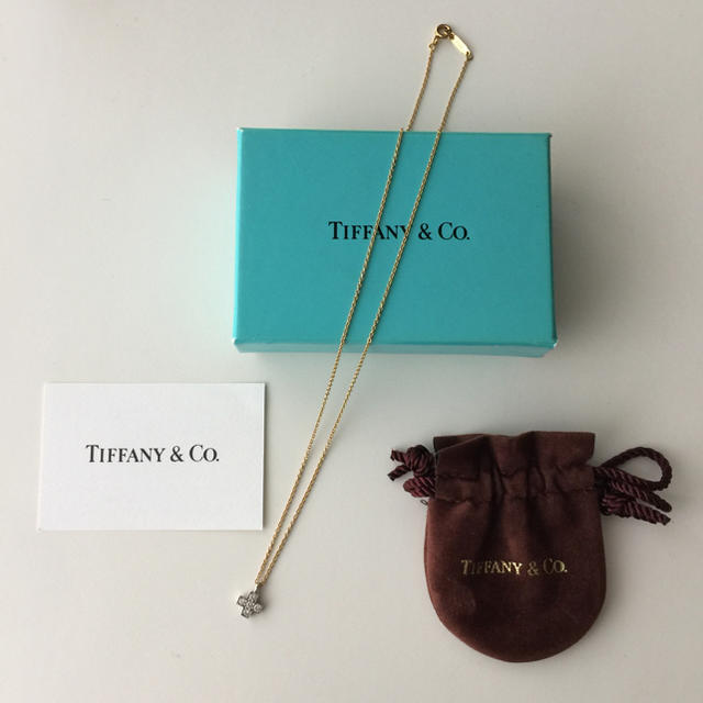 Tiffany & Co. - 【nyan】ティファニー クロス ダイヤ ネックレス