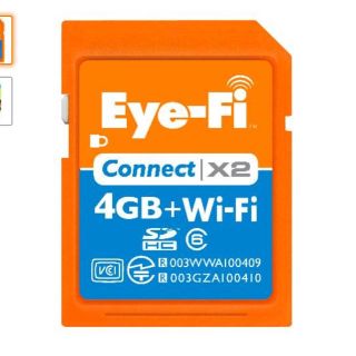 トウシバ(東芝)の中古 Eyefiアイファイ 4gb x2(PC周辺機器)