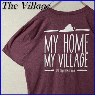 【The Village】 バックプリント Tシャツ オーバーサイズ