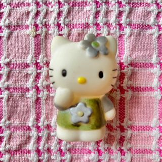 ハローキティ(ハローキティ)の平成レトロ☆レア☆ハローキティ　ソフビ　指人形(キャラクターグッズ)
