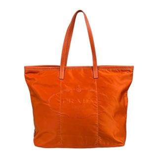 プラダ(PRADA)のプラダ トートバッグ ナイロン BR4634 オレンジ レディース PRADA  中古(トートバッグ)
