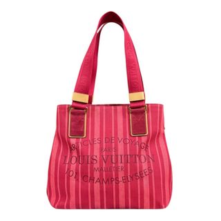 ルイヴィトン(LOUIS VUITTON)のルイヴィトン プランソレイユカバPM トートバッグ キャンバス M94146 ピンク レディース LOUIS VUITTON  中古(トートバッグ)