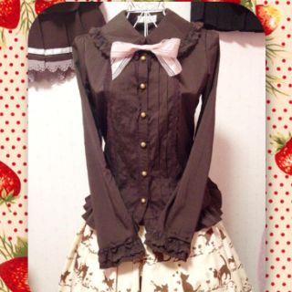 ユメテンボウ(夢展望)の夢展望*チョコブラウンブラウス(シャツ/ブラウス(長袖/七分))