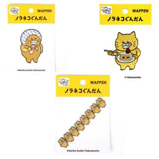 ワッペン ノラネコぐんだん つまみぐい せいれつ ショートケーキ ３セット