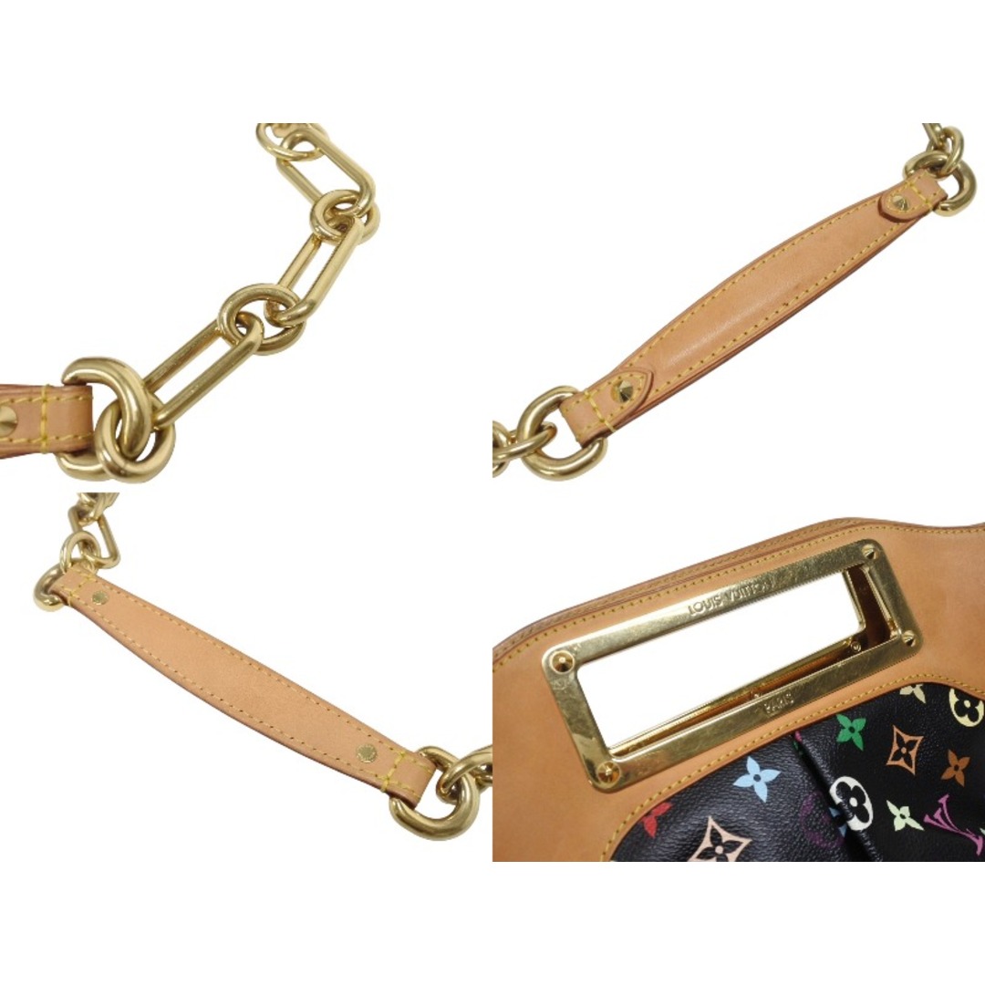 LOUIS VUITTON(ルイヴィトン)のLOUIS VUITTON ルイヴィトン ショルダーバッグ ジュディMM ノワール 村上隆 M40256 モノグラムマルチカラー ブラック 美品 中古 4b005558 レディースのバッグ(ショルダーバッグ)の商品写真