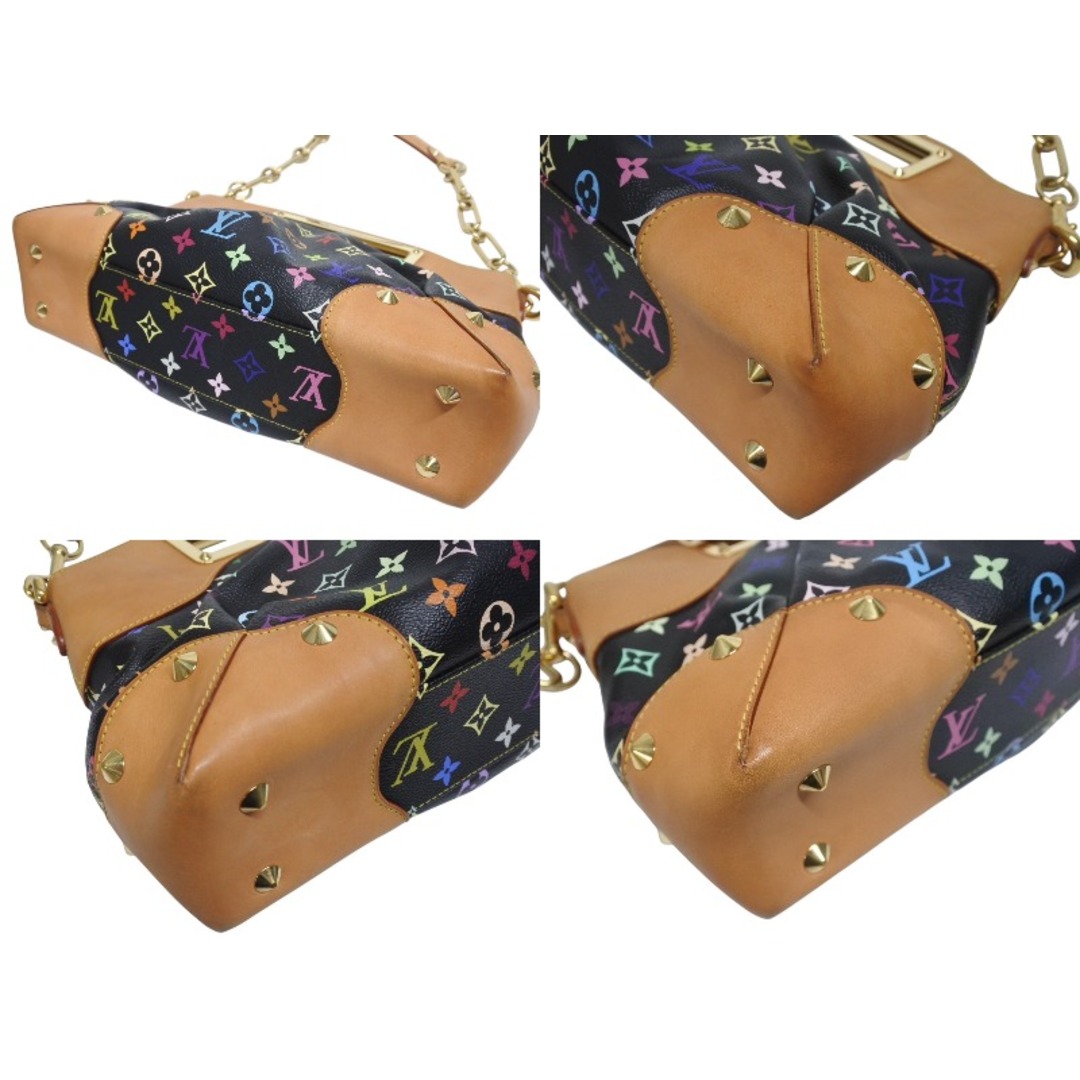 LOUIS VUITTON(ルイヴィトン)のLOUIS VUITTON ルイヴィトン ショルダーバッグ ジュディMM ノワール 村上隆 M40256 モノグラムマルチカラー ブラック 美品 中古 4b005558 レディースのバッグ(ショルダーバッグ)の商品写真