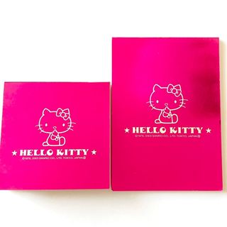 平成レトロ☆レア☆ハローキティ　メタリック　メモ　2点セット