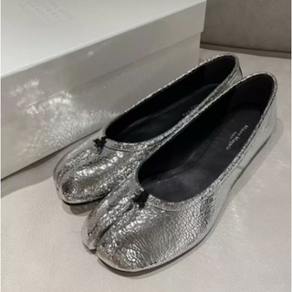 Maison Margiela tabi 足袋バレエ シルバー サイズ36