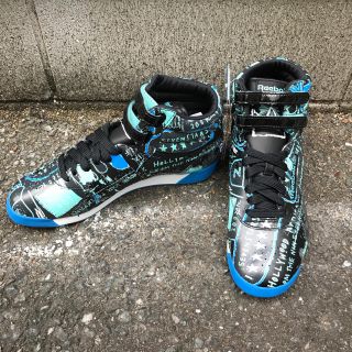 リーボック(Reebok)のリーボック フリースタイルハイ バスキアコラボ ハイカットシューズ★未使用(スニーカー)