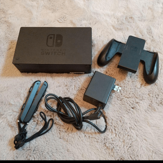ニンテンドースイッチ ドック ACアダプター グリップ ストラップ セット