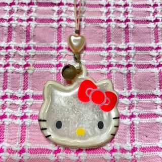 ハローキティ(ハローキティ)の平成レトロ☆レア☆ハローキティ　ストラップ(キャラクターグッズ)