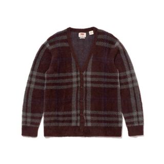 リーバイス(Levi's)のLevi's リーバイス カーディガン ブラウン FLUFFY L 新品・未使用(カーディガン)