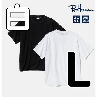 【二子玉川高島屋限定】ロンハーマン×ユニクロ　コラボTシャツ　白 L(Tシャツ/カットソー(半袖/袖なし))