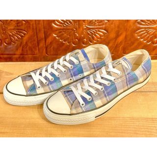 コンバース(CONVERSE)の★希少レア!コンバース オールスター マドラス チェック 青 チヨダ 256★(スニーカー)