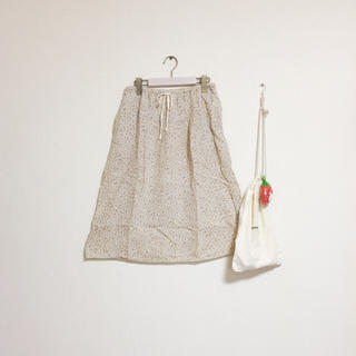 サマンサモスモス(SM2)の花柄スカート(ひざ丈スカート)