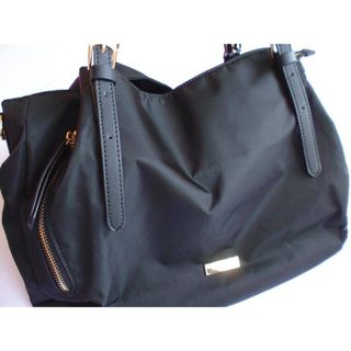 軽量 トートバッグ 2way ナイロン 黒 MONICA 02127