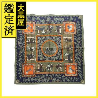 エルメス(HERMES)のエルメス カレ90 KYMBALA - 【472】(バンダナ/スカーフ)