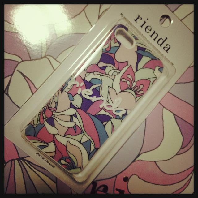 rienda(リエンダ)のriendy柄♡iPhoneケース スマホ/家電/カメラのスマホアクセサリー(モバイルケース/カバー)の商品写真