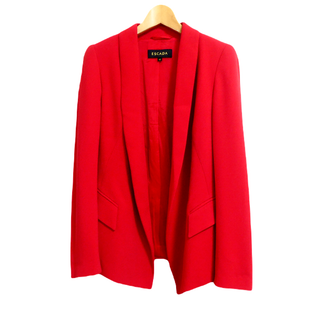 ESCADA - 美品 ESCADA ショールカラー ストレートカット シングル ジャケット 32