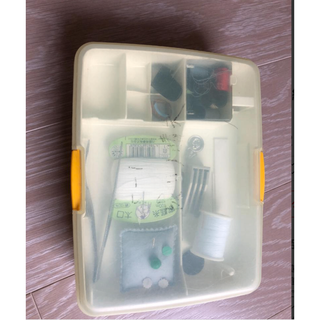 裁縫セット　手芸用品　ジャッキー　裁縫箱　 ハサミ付(その他)