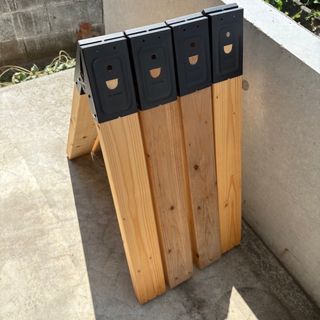 作業台の脚　ソーホーズブラケット付き