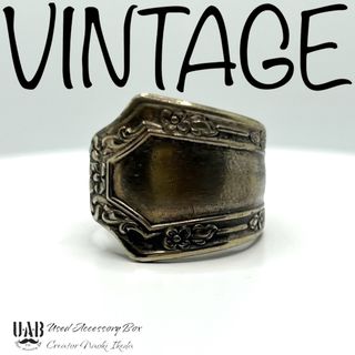 RING　24号　スプーンリング　材質:シルバープレート　CR0370(リング(指輪))