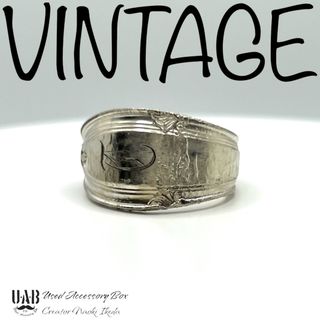 RING　21号　スプーンリング　材質:シルバープレート　CR0740(リング(指輪))