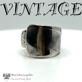 RING　18号　スプーンリング　材質:シルバープレート　CR0380(リング(指輪))
