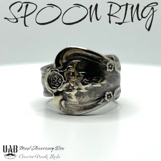 RING　19号　スプーンリング　材質:シルバープレート　CR0745(リング(指輪))