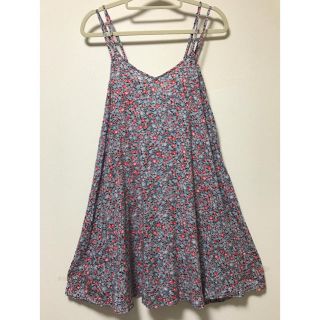 アメリカンイーグル(American Eagle)のAEO♡花柄レーヨンキャミソールドレス♡ワンピース(ミニワンピース)