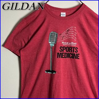 【GILDAN】 ギルダン US古着 ロック プリント Tシャツ