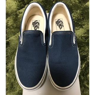 ヴァンズ(VANS)のVANS♡スリッポンネイビー22.5(スリッポン/モカシン)