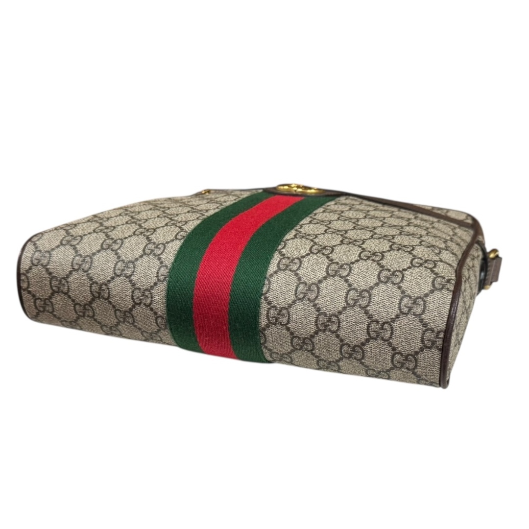 GUCCI(グッチ)のグッチ オフィディア ショルダーバッグ GGスプリームキャンバス 547934 ベージュ レディース GUCCI  中古 レディースのバッグ(ショルダーバッグ)の商品写真
