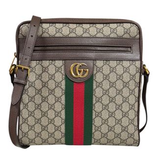 グッチ(GUCCI)のグッチ オフィディア ショルダーバッグ GGスプリームキャンバス 547934 ベージュ レディース GUCCI  中古(ショルダーバッグ)