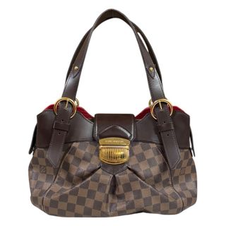 ルイヴィトン(LOUIS VUITTON)のルイヴィトン システィナPM ダミエ ショルダーバッグ ダミエキャンバス N41542 ブラウン レディース LOUIS VUITTON  中古(ショルダーバッグ)