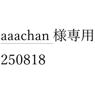 aaachan様専用250818(その他)