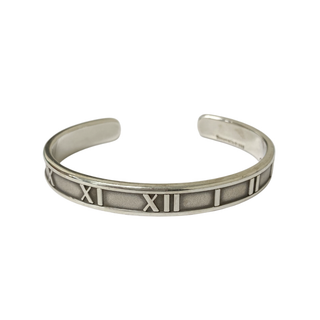 528302-6 Tiffany&Co./ティファニー シルバー 925 ブレスレット アトラス 廃盤 希少 バングル レディース アクセサリー 箱/保存袋付き