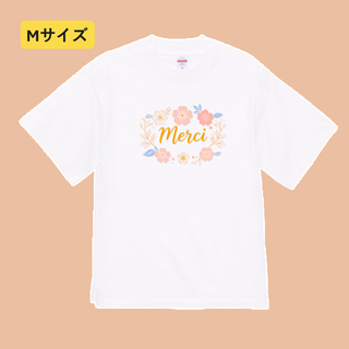 n795【新品未使用】プリント Tシャツ 両面 フラワー 夏 女性 レディース(Tシャツ(半袖/袖なし))