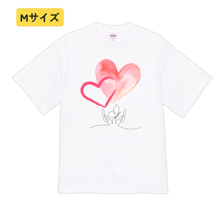 n801【新品未使用】プリント Tシャツ ハート HAPPY ピンク レディース