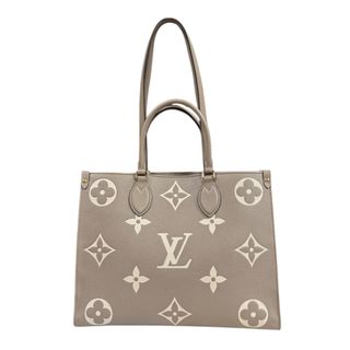 ルイヴィトン(LOUIS VUITTON)のルイヴィトン オンザゴーMM バイカラーモノグラムアンプラント ショルダーバッグ バイカラーモノグラム M45494 ベージュ レディース LOUIS VUITTON  中古(ショルダーバッグ)