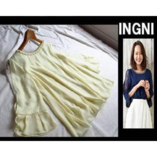 イング(INGNI)の新品★INGNIイング★装飾付JZベルスリーブ/TOPS(シャツ/ブラウス(長袖/七分))