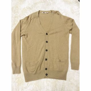 ユニクロ(UNIQLO)の▼ ユニクロ ニット カーディガン ベージュ(カーディガン)